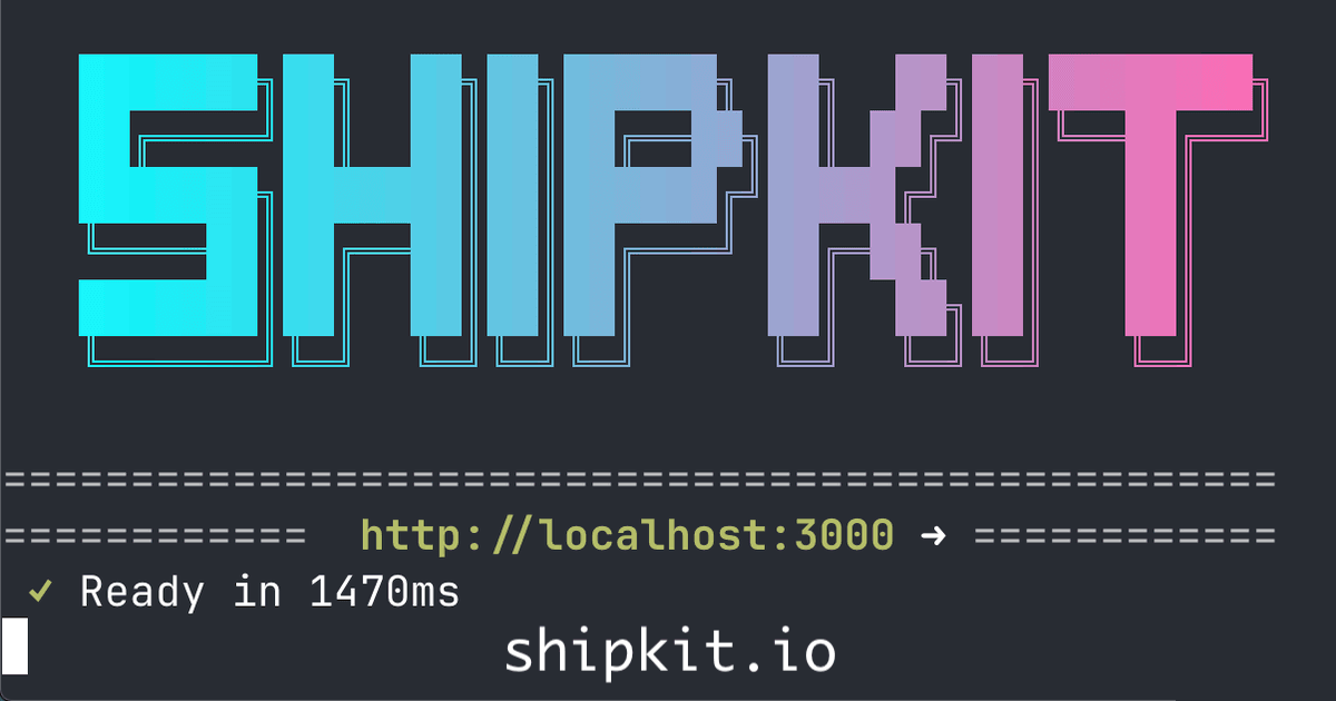 Getting Real with Shipkit: A Developer's Journey